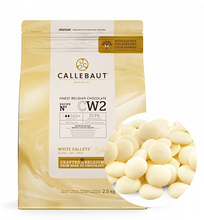 картинка Шоколад белый 25,9% Callebaut Select, 100гр от магазинаАрт-Я