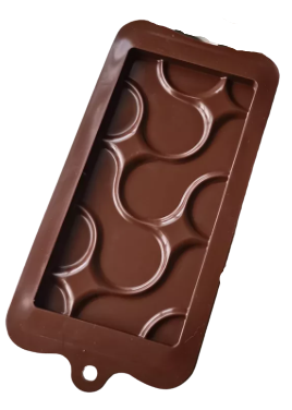 картинка Форма силиконовая для шоколада «Плитка гипноз» от магазинаАрт-Я