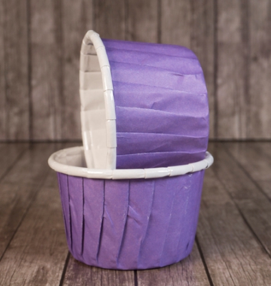 картинка Капсулы для маффинов Фиолетовые 50*40 мм, 10шт от магазинаАрт-Я