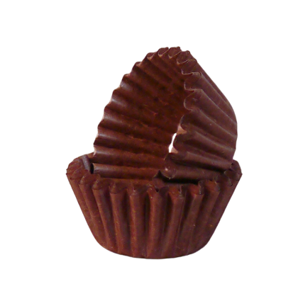 картинка Капсула 30*23мм для конфет коричневая, 1000шт от магазинаАрт-Я