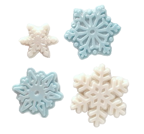 картинка Набор "Снежинки" 3-5см шоколадная глазурь. от магазинаАрт-Я