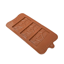 картинка Силиконовая форма для шоколада "Плитка какао-бобы"  от магазинаАрт-Я