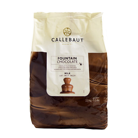 картинка Молочный шоколад для фонтанов Callebaut, 500 гр. от магазинаАрт-Я
