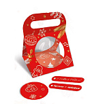 картинка Сумочка для контейнера Новогодний подарок (+ 2 подложки и 2 бирки) от магазинаАрт-Я