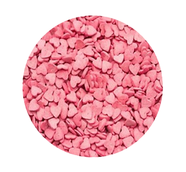 картинка Посыпка Сердечки розовые, 70гр от магазинаАрт-Я