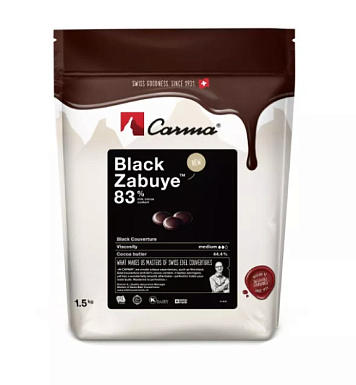 картинка Шоколад горький Carma Black Zabuye 83%, 100гр от магазинаАрт-Я