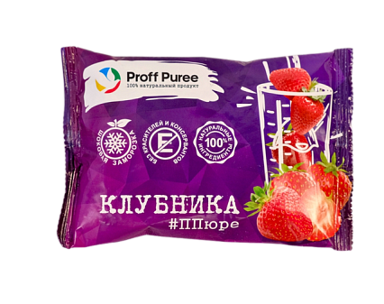 картинка Пюре Клубника Proff Puree, 0,25гр от магазинаАрт-Я