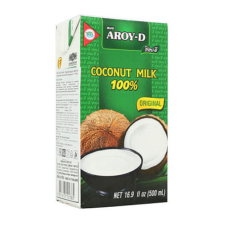 картинка Молоко кокосовое AROY-D (тетрапак), 500мл от магазинаАрт-Я