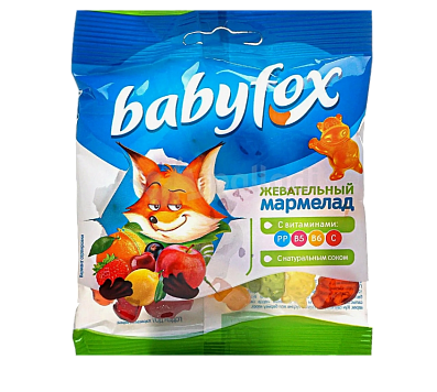 картинка Мармелад "Babyfox", 70гр от магазинаАрт-Я