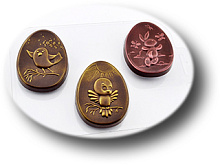 картинка Форма для шоколада Птички и кролик  от магазинаАрт-Я