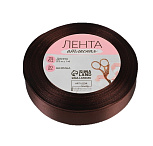 картинка Лента атласная №31 20мм*25±1ярд шоколадный  от магазинаАрт-Я
