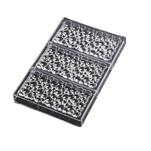 картинка Форма для шоколада «Воздушный», 3 ячейки, 27,5×17,5×2,5 см, ячейка 15,3×7,5×0,8 см от магазинаАрт-Я