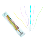 картинка Свечи для торта витые "Серпантин" 6 шт, нежный микс от магазинаАрт-Я