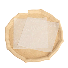 картинка Бумага упаковочная для бенто-торта «Газета с белыми буквами» 18 х 18 см, 100 шт от магазинаАрт-Я