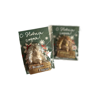 картинка Глазурь Открытка"Лошадка с надписью" 2Д, цвет ассортимент от магазинаАрт-Я