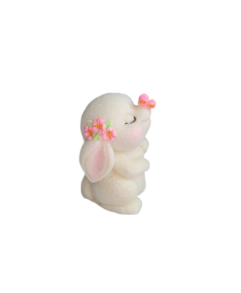 картинка Глазурь "Зайка с бабочкой" ЗД белый от магазинаАрт-Я