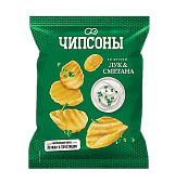 картинка Чипсы "Чипсоны", сметана с луком, 40г от магазинаАрт-Я