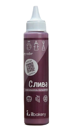 картинка Сухой краситель-распылитель СЛИВА, 30гр от магазинаАрт-Я