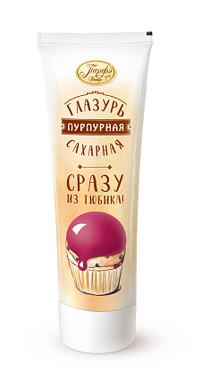 картинка Помадка сахарная "Сахарная глазурь" пурпурная, 120 г от магазинаАрт-Я