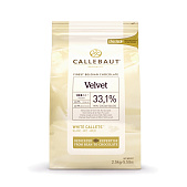 картинка Шоколад белый VELVET Callebaut 32% 500гр от магазинаАрт-Я