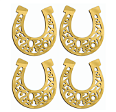 картинка Топпер подкова 2026 №9, 5*5,5см, 4шт золото от магазинаАрт-Я