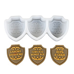 картинка Силиконовый молд для шоколада 3 в 1 «Вымпел 23 февраля» от магазинаАрт-Я