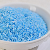 картинка Цветная кокосовая стружка (Голубая), 100гр от магазинаАрт-Я