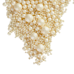 картинка Драже зерновое глаз. МИКС №108 серебро жемчуг, 50 гр. от магазинаАрт-Я