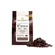 картинка Шоколад горький 80% Callebaut Power, 2,5кг(80-20-44-RT-U71) от магазинаАрт-Я