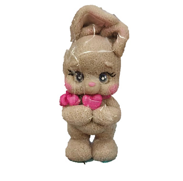 картинка Глазурь "Зайка с сердечком бежевый" от магазинаАрт-Я