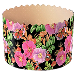 картинка Форма для кулича(68) D134 H100мм Шиповник, 10шт от магазинаАрт-Я