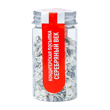 картинка Кондитерская посыпка «Серебряный век», 50 г от магазинаАрт-Я