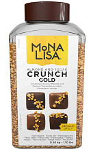 картинка Сахарные кусочки с миндалем Mona Lisa Crunch Золото, 60гр от магазинаАрт-Я