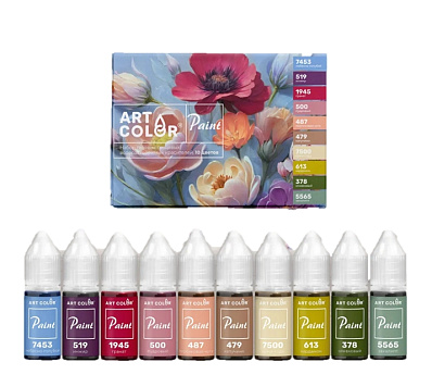 картинка Набор красителей Art Color Paint 10 цветов от магазинаАрт-Я