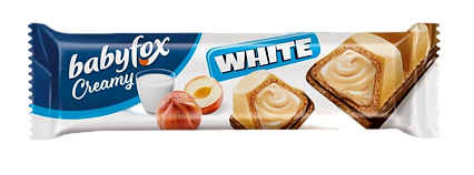 картинка Вафельный  батончик Baby Fox Creamy White  18.2г от магазинаАрт-Я