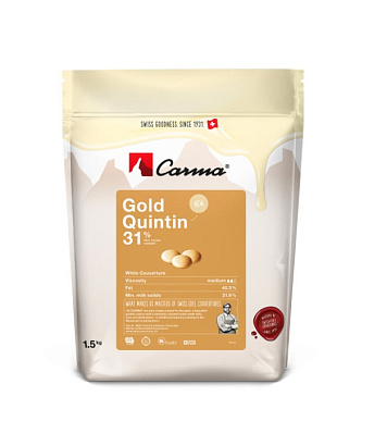 картинка Шоколад Carma Gold Quintin 31%, 100гр от магазинаАрт-Я