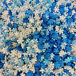 картинка Посыпка сахарная №356/4 Снежинки  (перламутровые белые, голубые, синие), 50гр от магазинаАрт-Я