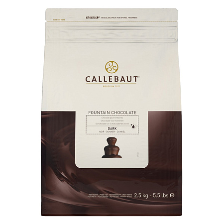 картинка Темный шоколад для фонтанов Callebaut, 500 гр. от магазинаАрт-Я