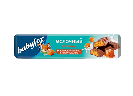 картинка Батончик «Babyfox» с карамельной начинкой 45 г от магазинаАрт-Я