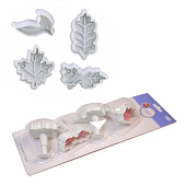 картинка Набор плунжеров кондитерских "Листва", 4 шт от магазинаАрт-Я