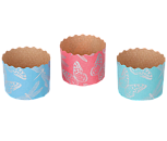 картинка Форма для кулича(107) D110 H85мм бабочки и стрекозы, 10шт от магазинаАрт-Я