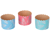 картинка Форма для кулича(107) D110 H85мм бабочки и стрекозы, 10шт от магазинаАрт-Я