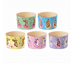 картинка Форма для кулича(63) d70*h85мм Зайчики, 10шт от магазинаАрт-Я