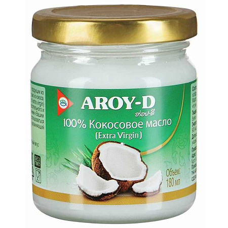 картинка Масло кокосовое AROY-D 180мл от магазинаАрт-Я