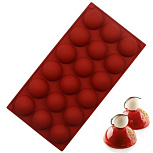 картинка Форма силиконовая полусферы 18 фигур D4,7см от магазинаАрт-Я