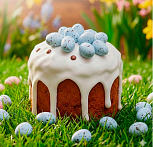 картинка Яйца "Пасхальные" из глазури (бирюзовые матовые в крапинку),0,5 кг от магазинаАрт-Я