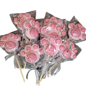 картинка Безе фигурное таба лапка розовая, 25гр от магазинаАрт-Я