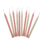 картинка Набор свечей "Витые+Бенто с острым носиком" (10 шт) от магазинаАрт-Я