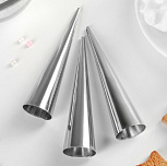 картинка Набор форм для круассанов и трубочек 14х3,5 см, 3 шт от магазинаАрт-Я