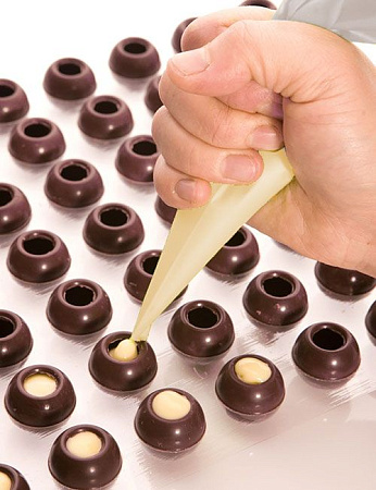 картинка Темные шоколадные оболочки для конфет Callebaut, 63шт от магазинаАрт-Я